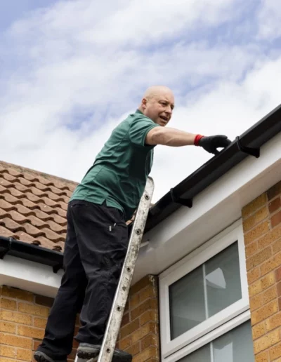Professional Gutter Clearing Harrogate & Knaresborough Areas By Green Team Cleaning